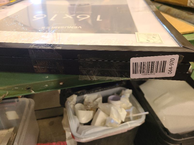 Photo 1 of 16x16 inch Picture Frame, 16x16 Photo Frames with 12x12 Removable Mat - High Definition Plexiglass - Vertical and Horizontal Display - Wall Hanging Frame - Black, 3 Pack