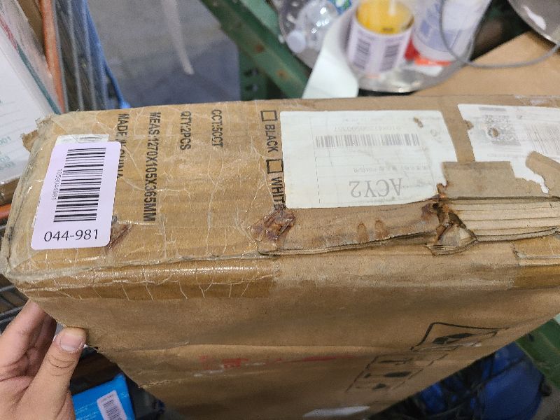 Photo 1 of 1x4 Led Flat Panel Light Surface Mount Ceiling Light, 5CCT 3000K/3800K/4500K/5200K/6000K Dimmable, 24W/30W/40W 4980LM Edge-Lit, Flush Mount or Drop Ceiling for Office Kitchen Garage, White 2-Pack