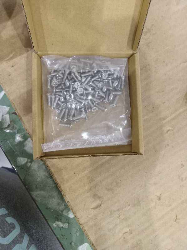 Photo 1 of #6-32 x 1/2" (100 Pack) Phillips Flat Head Machine Screws, Stainless Steel 304 (18-8), UNC Coarse Thread, Countersunk Head Machine Screws, Phillips Drive #2