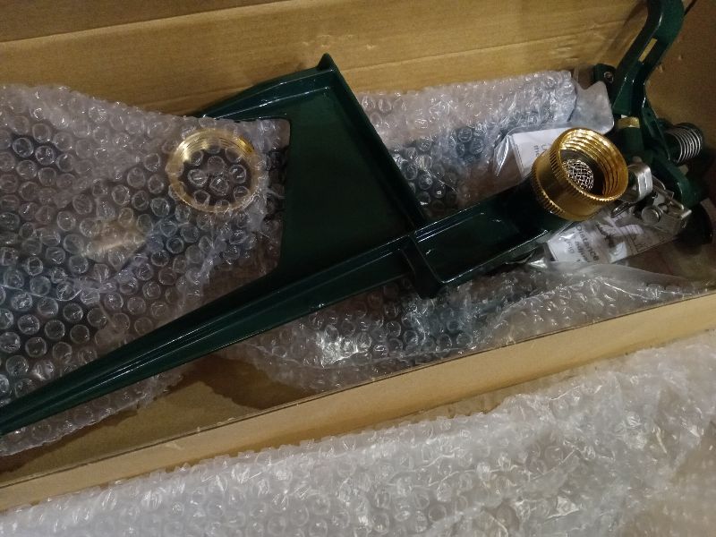 Photo 1 of 2 Packs Spike Sprinklers for Yard, Impact Sprinkler on Metal Step Spike Base, Adjustable Zinc Alloy Water Sprinkler for 360 Degree Large Area Yard Garden Lawn Irrigation