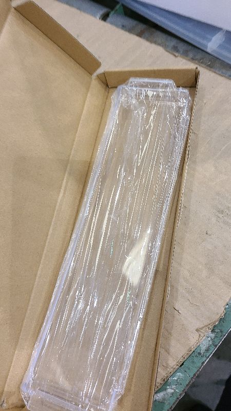 Photo 1 of [Upgraded] WR71X10761 Fridge Shelf Trim (Clear) for GE Refrigerators, Door Shelf Insert Module Replacement Part, Replaces WR71X10289, AP4327432