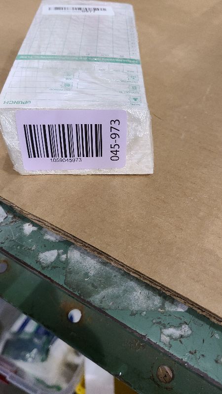 Photo 1 of 100 uPunch Time Cards for HN3000