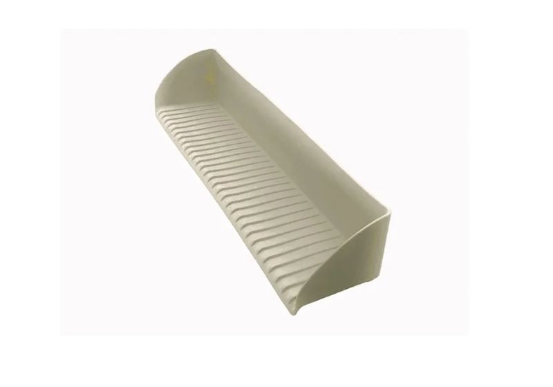 Photo 1 of  Roslim Bathtub Splash-Proof, Cover Silicone Splash-Proof Holder, Bathtub Tray Holder,(Beige) 32"
