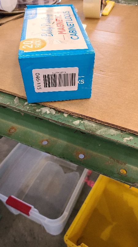 Photo 1 of 20 Pack Magnetic Cabinet Locks Baby Proofing - Vmaisi Children Proof Cupboard Drawers Latches - Adhesive Easy Installation