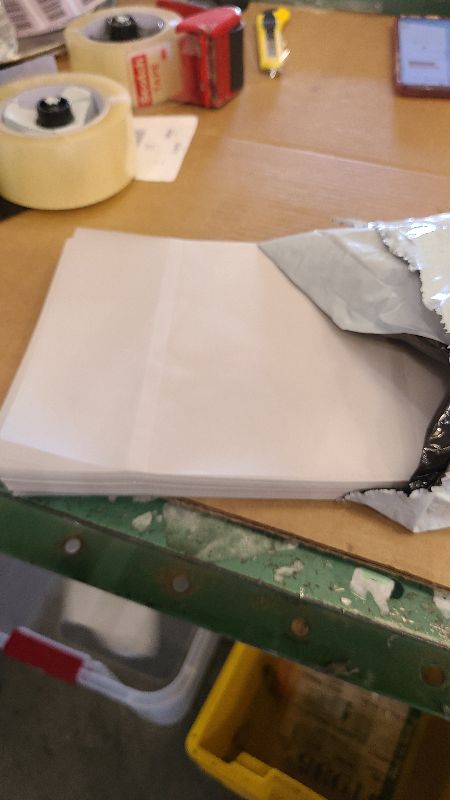 Photo 1 of 200 Pcs Pre-Folded Vellum Jackets for 5 x 7 Invitations Translucent Wedding Invitations Paper Tracing Paper Invitation Folded Vellum Paper Wraps for DIY Photos Postcards Wedding Birthday Invitations