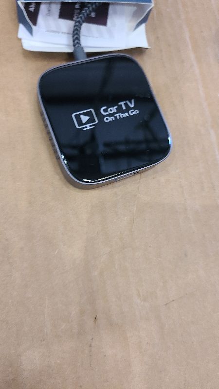 Photo 1 of 2-in-1 Wireless CarPlay Adapter for iPhone, 2025 Car TV Mate Pro with HDMI for Fire TV Stick [Glass Metal Case & Stable Bulit-in Braided Cable] Convert Wired Car Play to Wireless, Fit for 2016+ Cars