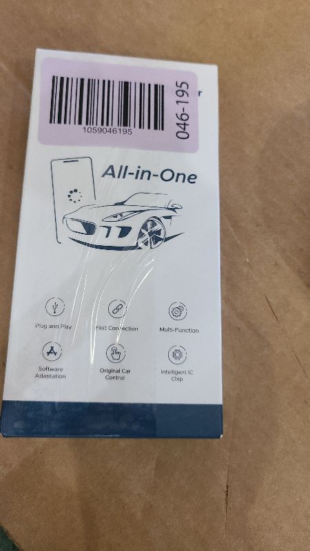 Photo 1 of 2-in-1 Wireless CarPlay Adapter for iPhone, 2025 Car TV Mate Pro with HDMI for Fire TV Stick [Glass Metal Case & Stable Bulit-in Braided Cable] Convert Wired Car Play to Wireless, Fit for 2016+ Cars