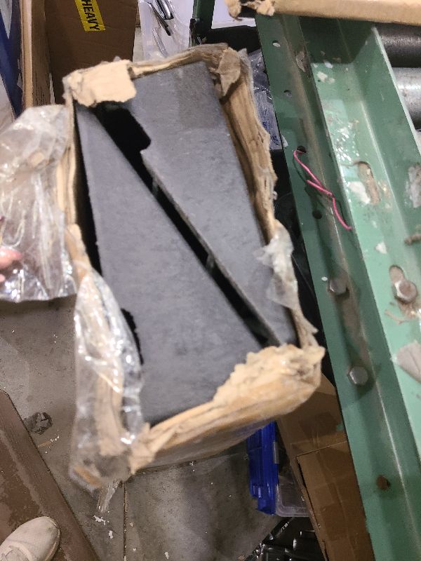 Photo 1 of 2 Pcs 3.9" Rise Rubber Curb Ramp Threshold Ramps,3.9" H 38.5" L 9.5" W.Heavy Loading Ramp 3 Tons(6600 LB) Capacity Car Slope Ramp for Driveway Dock Bike Vehicle Warehouse Motorcycle. (3.9" H)