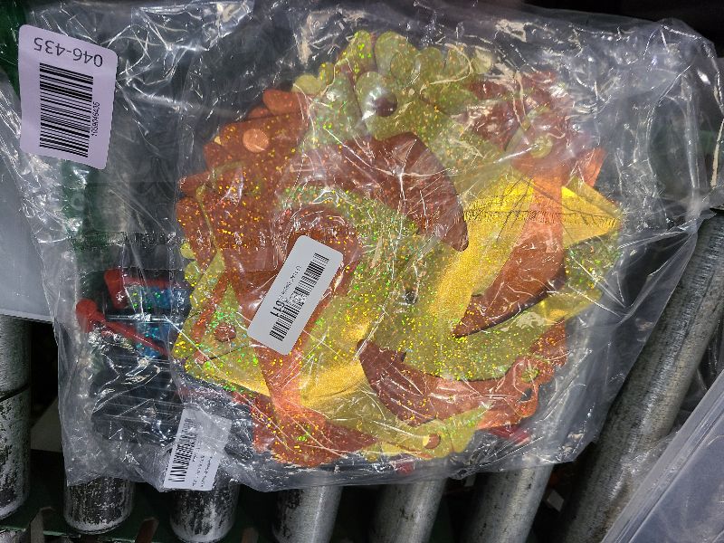 Photo 1 of 10 Pieces 21 Inches Yellow Orange Reflective Pinwheels with Stakes Windmill Wind Spinners Outdoor for Yard Garden Lawn Farm Bird Repellent, Large Plastic Foil Pin Wheels for Birds Animal Deterrent