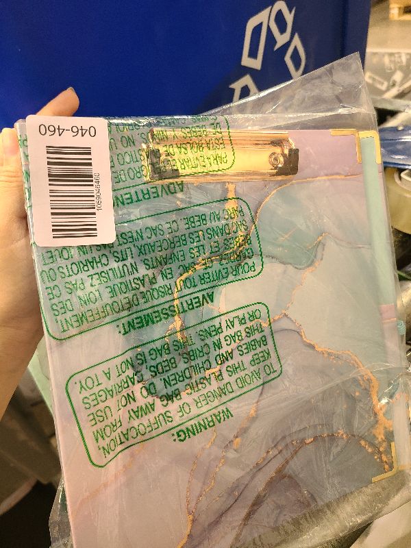 Photo 1 of 3 Ring Binders 2 Inch with 5-Tab Dividers for Letter-Size 11" x 8.5" .Three Ring Binder with clipboard and File Folder Labels for School Class Office Supplies, Green Marble