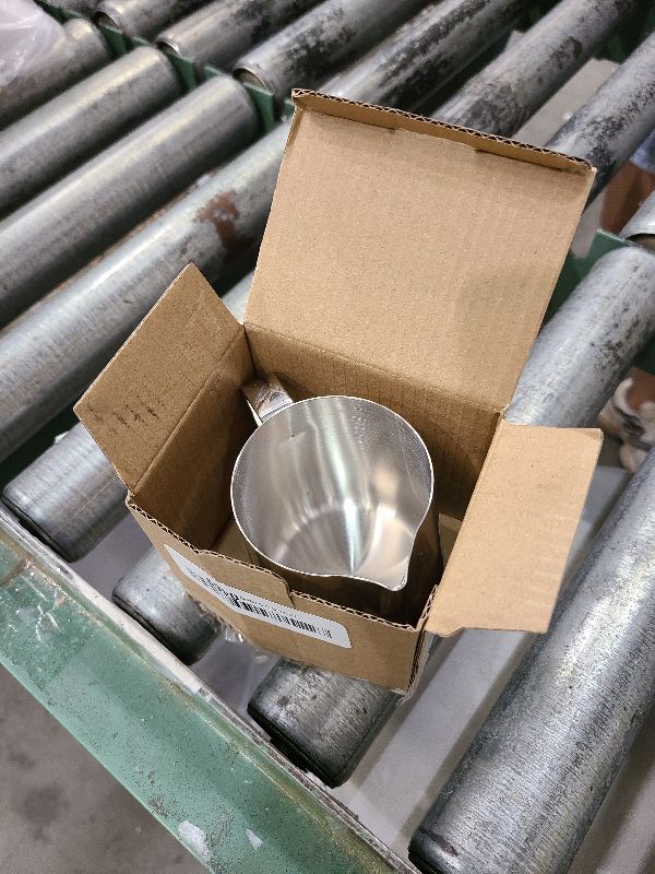 Photo 1 of 250ml Stainless Steel Milk Frothing Pitcher – Espresso Steaming Pitchers 8 Oz, Precision Pouring for Perfect Latte Art, Frother cup, Coffee Cappuccino Jug