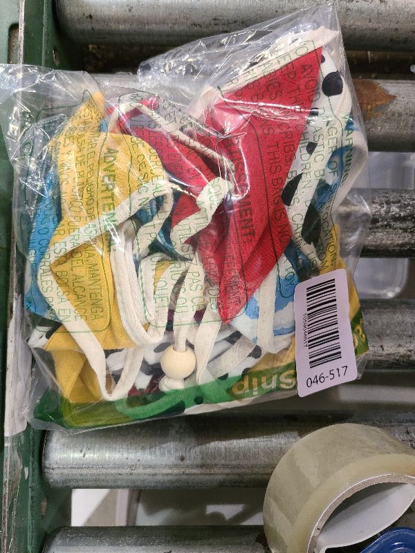 Photo 1 of 2 Sets of Cartoon Story Party Decorations Nursery Garland 24Pcs Red Blue Yellow Toy Themed Story Fabric Banner Cloud and Cow Print Triangle Pennant Flag Streamers for Kids Birthday Baby Shower Decor