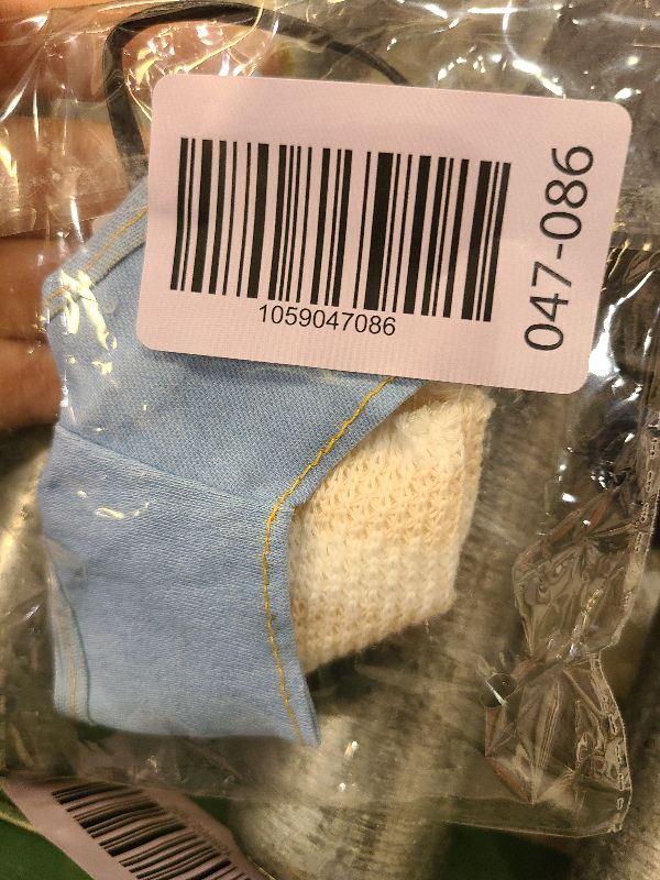 Photo 1 of 17cm Doll Clothes(NO Doll), Cute Dolls Outfit Accessories with Sweater + Denim Jeans + Pants, Small Kawaii Clothes Set for Dolls(Style 4)