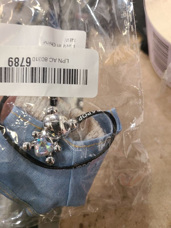 Photo 1 of 17cm Doll Clothes(NO Doll), Cute Dolls Outfit Accessories with Sweater + Denim Jeans + Pants, Small Kawaii Clothes Set for Dolls(Style 4)