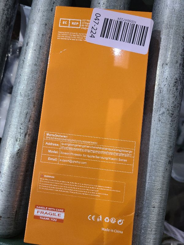 Photo 1 of [1-Second Auto-Install] QHOHQ 3 Pack Privacy Screen Protector for iPhone 17 Pro [6.3 Inch] + 1 Set Camera Lens Protector, 25° Anti Spy Tempered Glass, [12FT Military Grade Shatterproof], Case Friendly