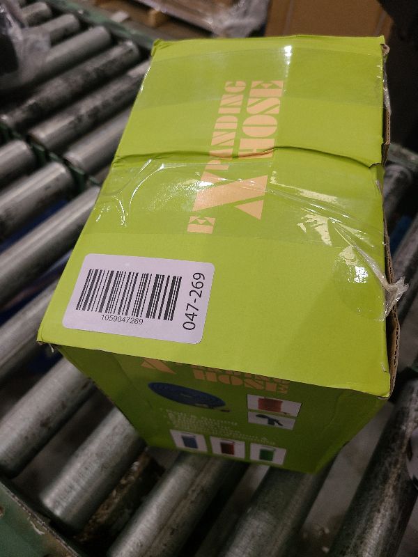 Photo 1 of 100 ft Expandable Garden Hose with 10 Spray Nozzle - 4 -Layer Latex Core - Heavy Duty Superior Strength 3750D - Expanding Water Hose - Extra Strong Brass Connectors/Storage Bag