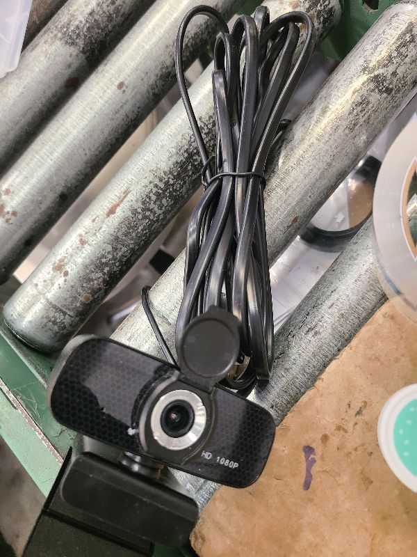 Photo 1 of 1080P HD Webcam with Microphone for Desktop, USB Computer Camera with Web Cam Cover&Web Camera Stand, 110-degree Wide Angle Streaming Webcam for PC Zoom/Video Calling/Gaming/Conferencing