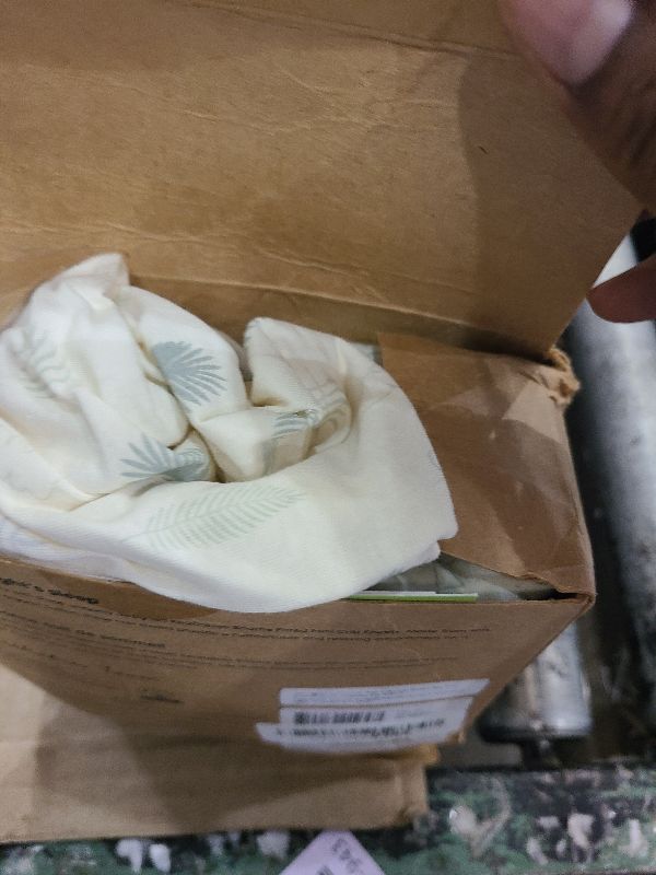 Photo 1 of 2-Pack Mini Crib Sheets Fitted - 38x26 Pack N Play Sheets for Pack and Play Mattress, Organic Cotton, Soft & Breathable Playard Bedding, Neutral Mini Toddler Bed Cover for Boys, Girls (Tropic Oasis)