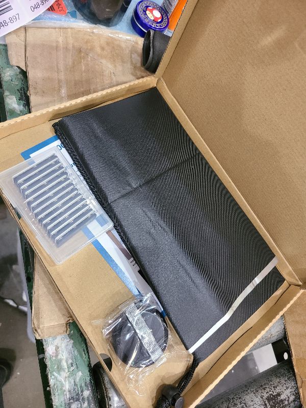 Photo 1 of 100% Blackout Window Cover Magnetic Blackout Blind Window Shades No Drill DIY Cut Blackout Curtain for Bedroom,RV,Nursery,Media Room (40"x57")