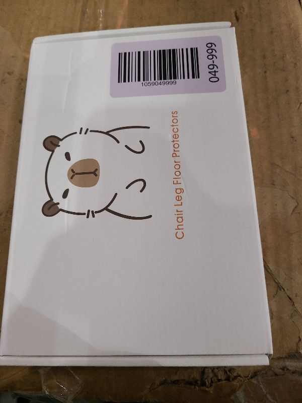 Photo 1 of 24-Pack Silicone Chair Leg Floor Protectors for Hardwood Floors -Felt Furniture Pads, Rubber Chair Leg Covers/Caps - Noise Reducing & Scratch-Proof - Round Small (Fits 14/16"-15/16" / 21-25mm), Black