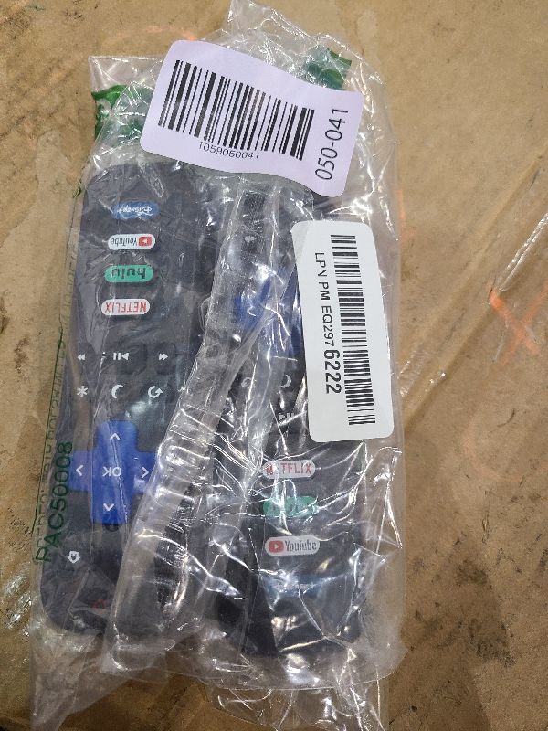 Photo 1 of (Pack of 2) Replacement Remote Control Only for Roku TV, Compatible for TCL Roku/Hisense Roku/Onn Roku/Sharp Roku/Element Roku/Westinghouse Roku/Philips Roku Smart TVs (Not for Roku Stick and Box)