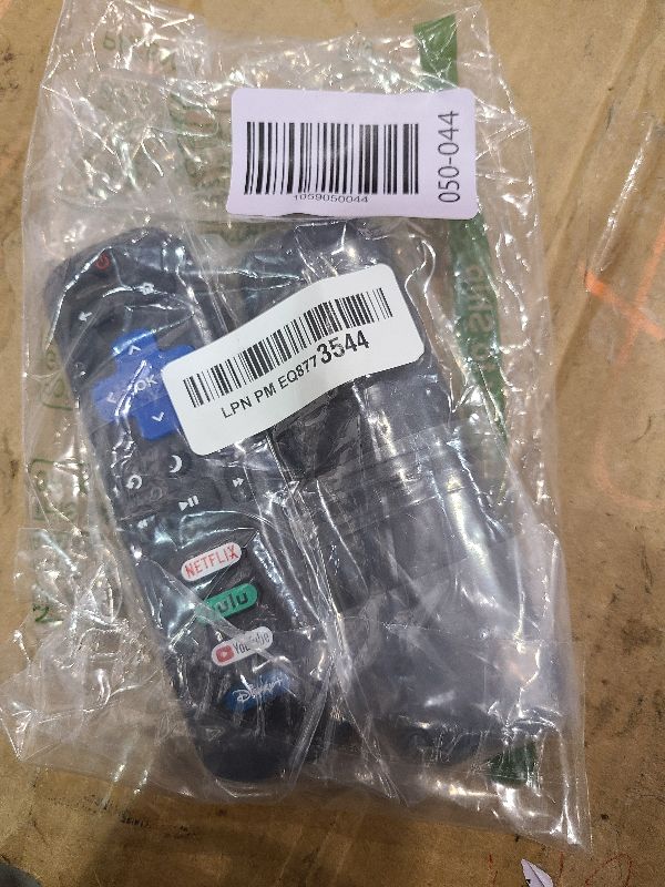 Photo 1 of (Pack of 2) Replacement Remote Control Only for Roku TV, Compatible for TCL Roku/Hisense Roku/Onn Roku/Sharp Roku/Element Roku/Westinghouse Roku/Philips Roku Smart TVs (Not for Roku Stick and Box)