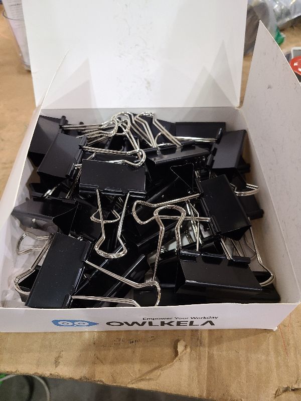 Photo 1 of 2 Inch 32 Pack Extra Large Binder Clips, Jumbo Paper Clips, Big Paper Clamps, Binder Clips Large Size for Home, School and Office Supplies