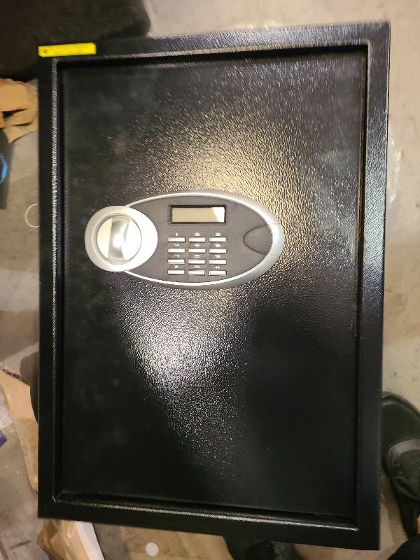 Photo 1 of 3.3 Cubic Feet Home Safe Fireproof Waterproof, Digital Home Security Safe Box with Programmable Keypad and Spare Keys, Document Safe for Money Firearms Medicine Valuables