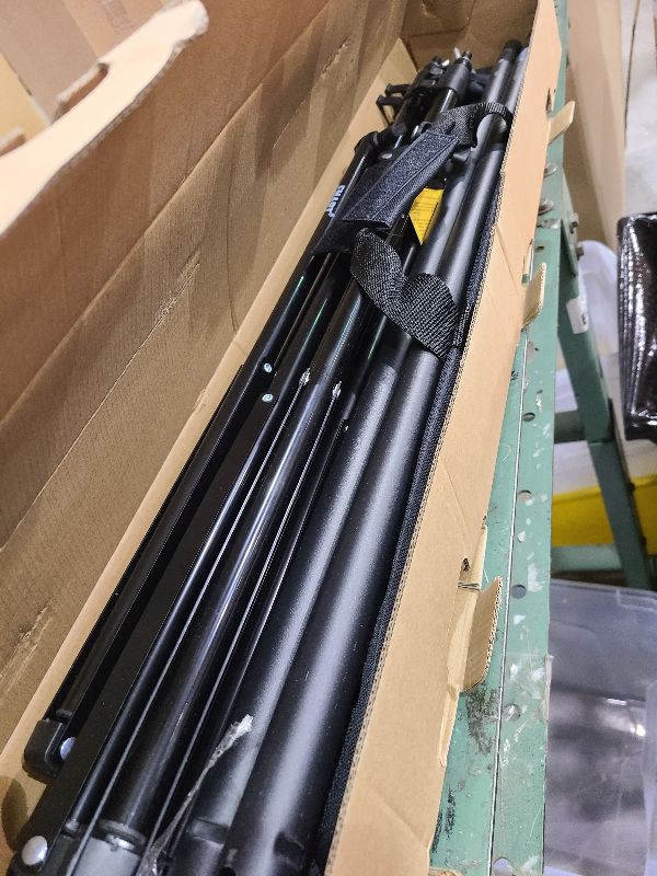 Photo 1 of 10x7.5Ft Backdrop Stand, Heavy Duty Adjustable Photo Back Drop Stand for Party, Photography, Banner Stand