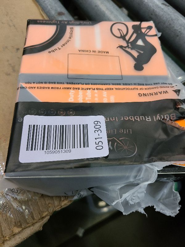 Photo 1 of 2-PCS 26" Heavy Duty Bike Tire Tubes 26"x1.0"/1.50" AV Schrader Valve 26" Bicycle Innier Tubes Compatible with 26 x 1.0 26 x 1.10 26 x 1.25 26 x 1.50 Bike Inner Tubes