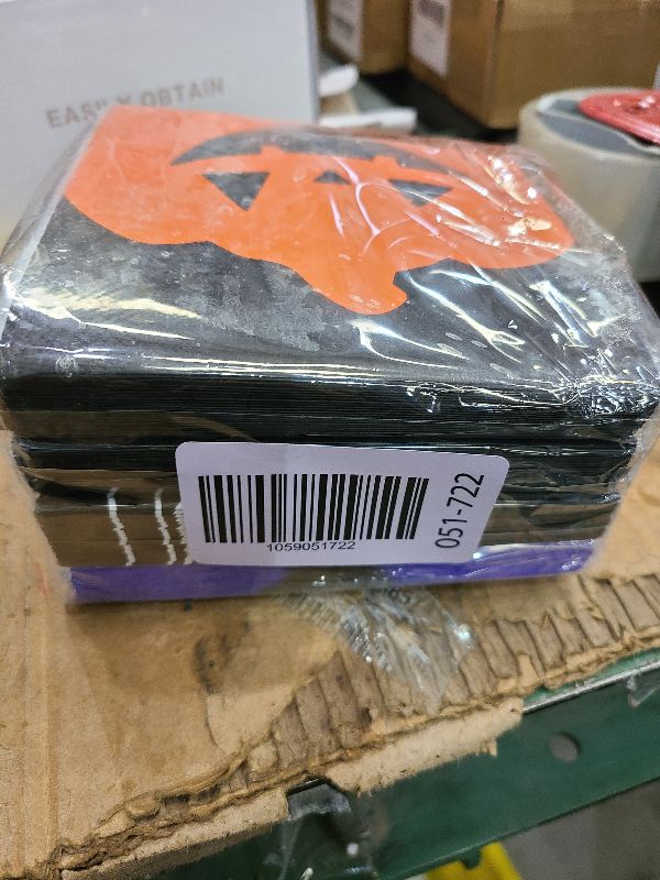 Photo 1 of 100 PK Halloween Cocktail Napkins - 4 Assorted Designs - 3-Ply Halloween Paper Napkins for Party Supplies Disposable Party Napkins Ghost Paper Beverage Napkins Bulk Kids Birthday