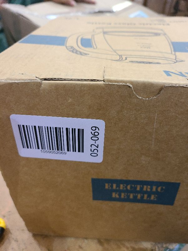 Photo 1 of 1500W Electric Kettle with Temperature Control - 6-Temp Presets for Tea/Coffee, Double Wall Cool-Touch, 4H Keep Warm, 1.7L Borosilicate Glass & BPA-Free, Fast Boil for Home/Office