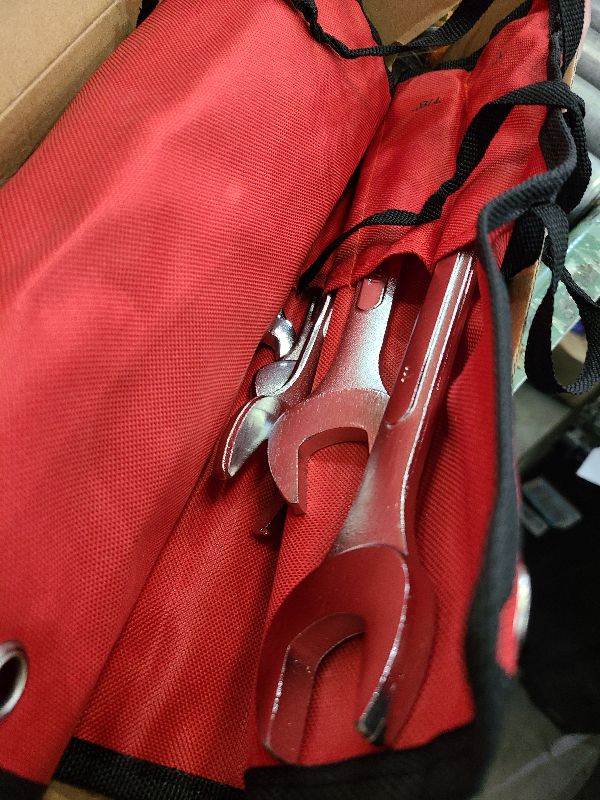 Photo 1 of 24-Piece All-Purpose Master Combination Wrench Set with Roll-up Pouch | SAE 1/4” to 1”, Metric 8mm to 24mm | Perfect for General Household, Garage, Auto Repairs, Car, Truck, Boat, and Travel Emergency