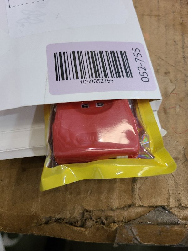 Photo 1 of 3 Pieces Knitting Counter Stitch Needle Marking Tool Mini Crochet Stitch Knitting Stitch Plastic Knit Stitch Counter, Red