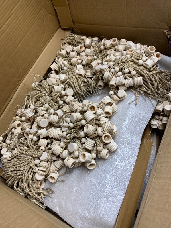 Photo 1 of (incomplete) Domensi 800 Pieces Hanging Car Diffuser Air Freshener Bottle Bulk Empty Glass Refillable Perfume Bottles Oil Diffuser