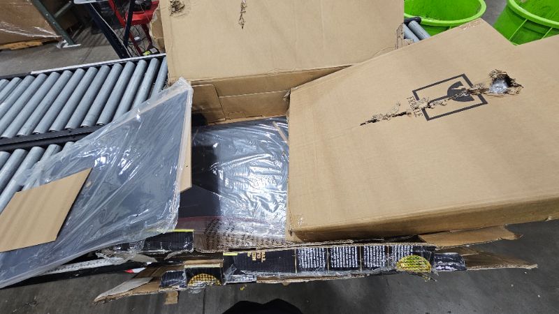 Photo 1 of **MISSING PARTS**
Arcade1Up PAC-MAN Deluxe Arcade Machine, built for your home, with 5-foot-tall full-size stand-up cabinet, 14 classic games, and 17-inch screen