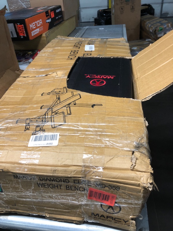 Photo 1 of ***  FOR PARTS ONLY***   Marcy Standard Weight Bench Incline with Leg Developer and Butterfly Arms, Multifunctional Workout Equipment, Workout Equipment for Home Gym, Alloy Steel MD-389