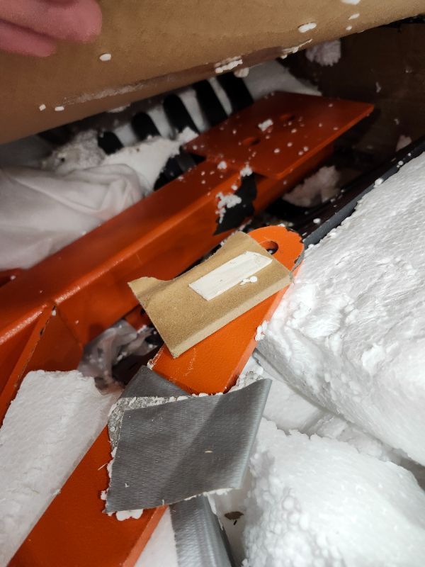 Photo 1 of **PARTS ONLY MISSING UNKNOWN PARTS**
BouPower 6FT Landscape Rake for Tractor,3-Point Lawn Dethatcher Attachments with 36 Steel Tines, 360 Degree Rotation Tow-Behind Landscape Rake, Orange