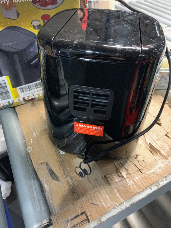 Photo 1 of ***(USED/ MINOR DAMAGE)***CHEFMAN 2 Qt Mini Air Fryer – Digital Space-Saving Compact Air Fryer with Nonstick and Dishwasher Safe Basket, Quick & Easy Meals in Minutes, Features Digital Timer and Shake Reminder – Black