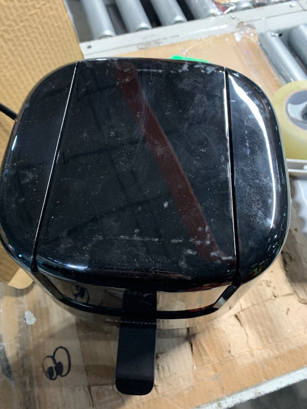 Photo 1 of ***(USED/ MINOR DAMAGE)***CHEFMAN 2 Qt Mini Air Fryer – Digital Space-Saving Compact Air Fryer with Nonstick and Dishwasher Safe Basket, Quick & Easy Meals in Minutes, Features Digital Timer and Shake Reminder – Black