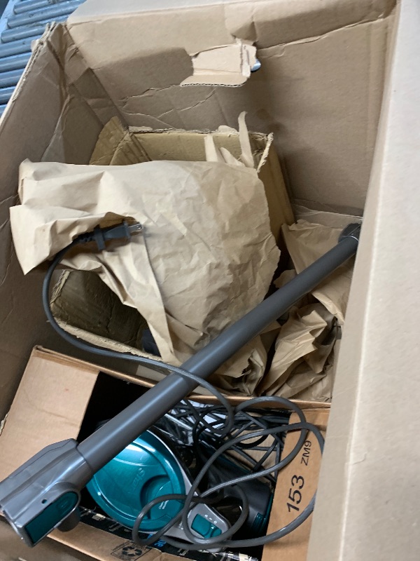 Photo 1 of (PARTIAL SET) (MISSING CHARGER) Shark Corded Stick Vacuum, Ultra-Lightweight, Swivel Steering, Powerful Deep-Cleaning, Floor-to-Ceiling Versatility, Converts to a Handheld Vacuum, Carpets & Hardfloor, Green, CS110EM