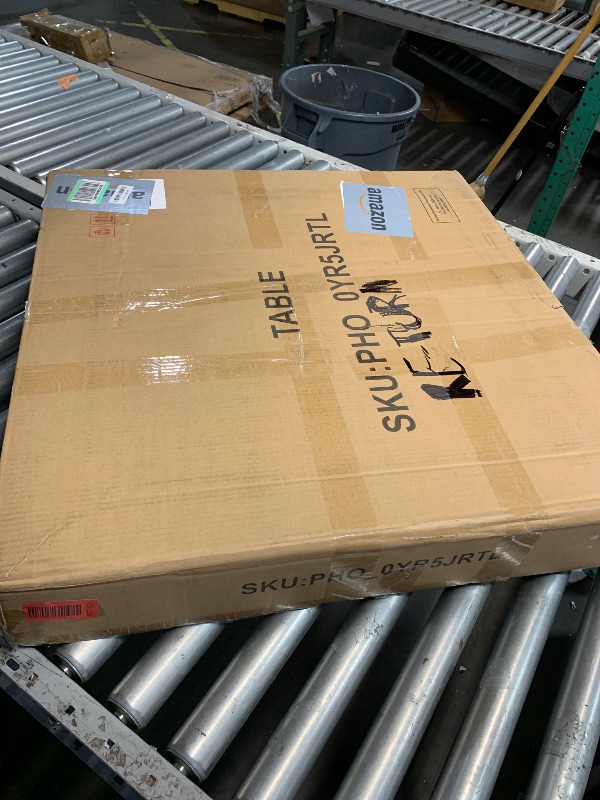 Photo 1 of ****ITEM MISSING PARTS AND UNABLE TO FULLY TEST****IDEALHOUSE Vanity Desk with Mirror & Light, Large Storage Space with 2 Drawers and 3 Tiers of Open Shelves, 3 Lighting Modes Adjustable Brightness, Bedroom Dressing Table, Black