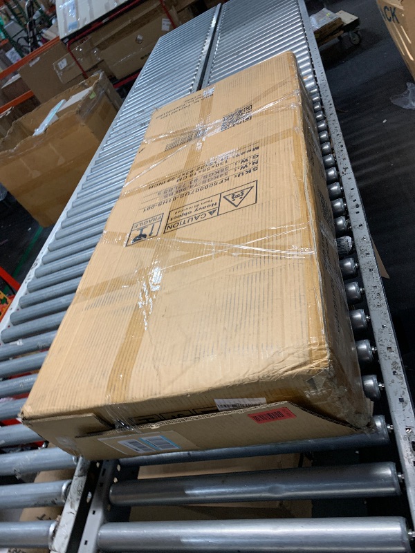 Photo 1 of (used)(unknown if complete)(see images) LINSY HOME Farmhouse Coffee Table with Storage, Wood Coffee Table for Living Room