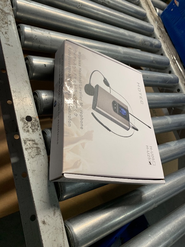 Photo 1 of (see all images) Hotec Wireless System with Dual Headset Microphones/Lavalier Lapel Mics and Bodypack Transmitters and One Mini