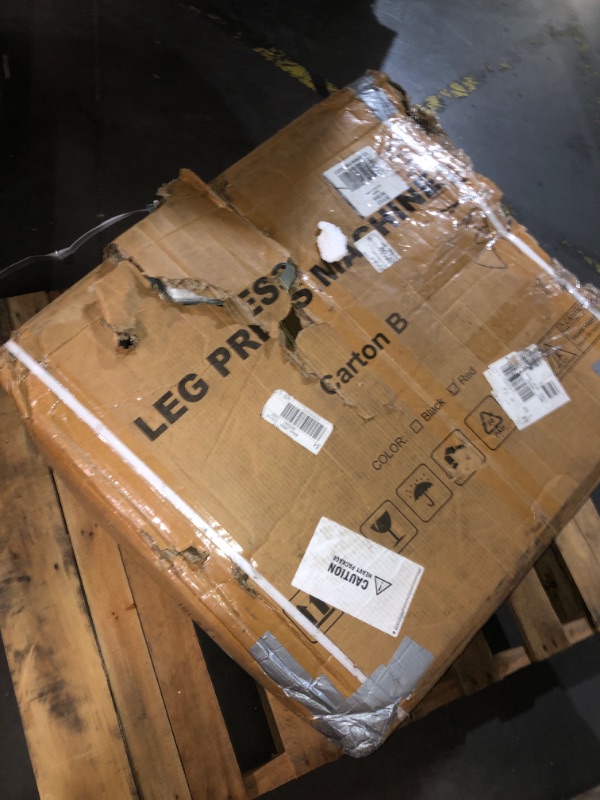 Photo 1 of (PARTIAL SET)**TRUCK PICKUP ONLY**
Dripex Leg Press Machine, Leg Press Machines for Home Gym, Professional Leg Press Hack Squat Machine Combo with 4 Weight Plate Storage Holders for Full Lower Body Workout
