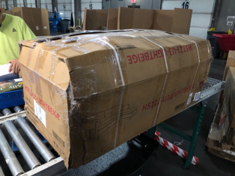 Photo 1 of ***PARTIAL SET***(FOR PARTS ONLY)
Miscoos Small Sectional Couch with Storage - Convertible 3 Seater L Shaped Sofa with Reversible Chaise for Living Room, Apartment, Small Spaces, Beige