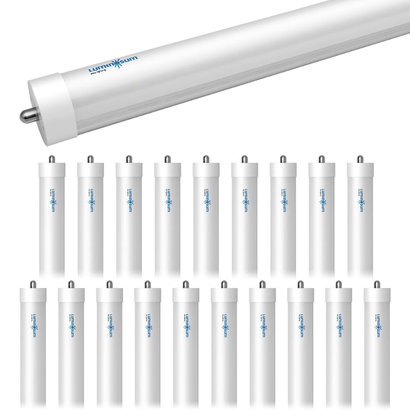 Photo 1 of **MISSING 10 TUBE LIGHTS**
8ft T8 LED Bulbs 40W 80W Equivalent, 5000K Daylight 4000LM, FA8 Single Pin Tube Light, Dual-End Power Ballast Bypass, T8 T10 T12 Fluorescent Replacement, Frosted Cover ETL Certified 20-Pack