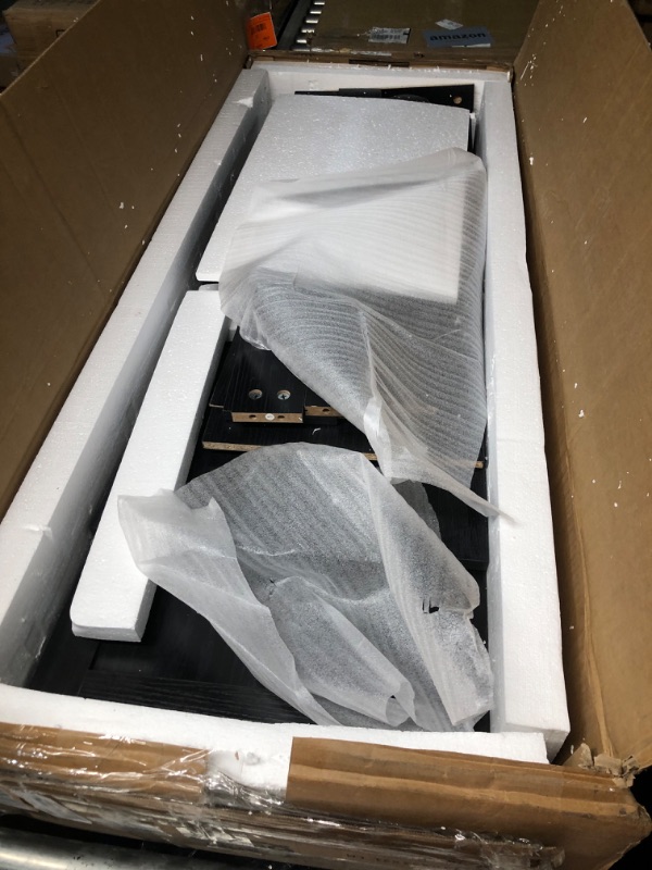 Photo 1 of ***(PARTS ONLY/ MISSING PARTS/ NON FUNCTIONAL)***YITAHOME 47" Coffee Bar with Goblet Holder & Power Outlet, Buffet Cabinets with Storage,Farmhouse Sideboard Cabinets with Sliding Barn Doors for Kitchen, Living Room (White)