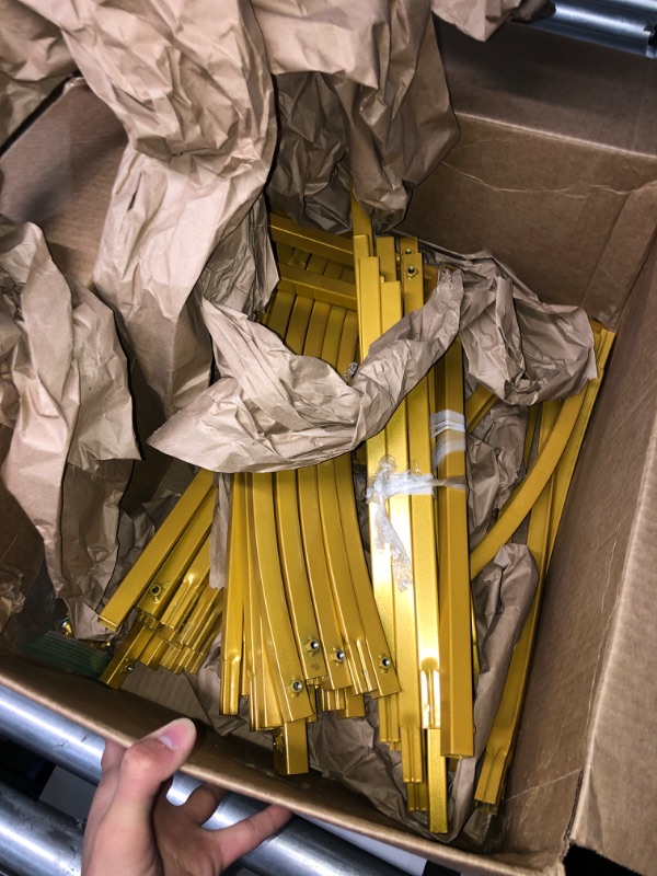 Photo 1 of *** PARTS ONLY**** Wokceer Wedding Arch Backdrop Stand 7.2FT, 6.6FT, 6FT Set of 3 Gold Metal Arch Backdrop Stand for Wedding Ceremony Baby Shower Birthday Party Decor