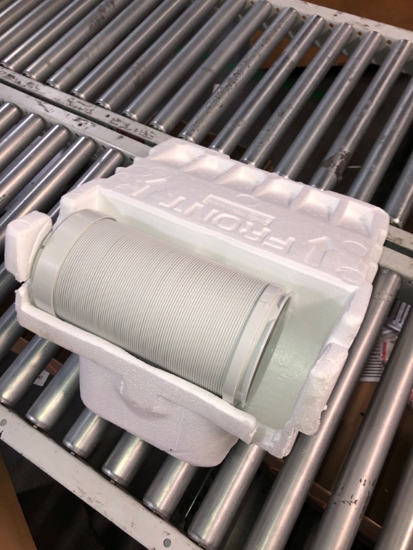 Photo 1 of ***(PARTS ONLY/ MAJOR DAMAGE/ NON FUNCTIONAL)***BLACK+DECKER Portable Air Conditioner, 9,000 BTU (5,300 BTU SACC) for Rooms up to 400 Sq. Ft., Portable AC with Follow Me Remote Control and Window Kit, BPACT08WT, White